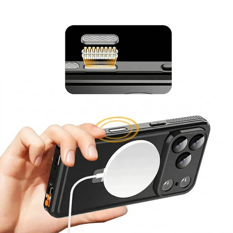 iPhone 17 Pro Max Full Body Waterproof Kickstand Case