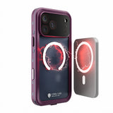 iPhone 17 Pro Max Full Body Waterproof Burgundy Case