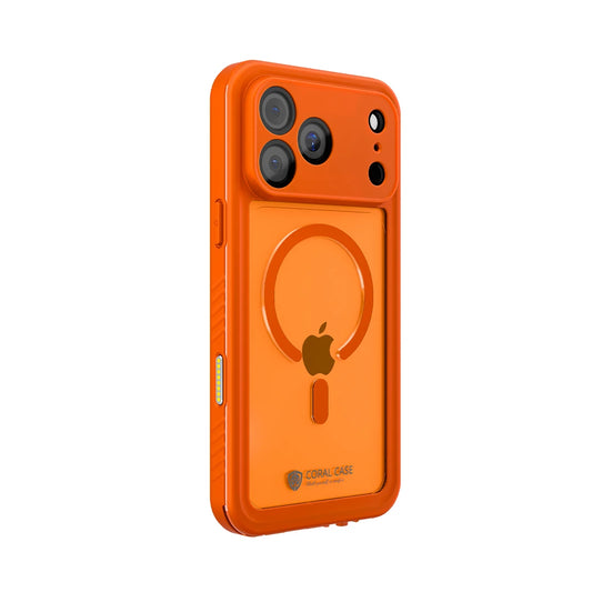 iPhone 17 Pro Max Full Body Waterproof Orange Case
