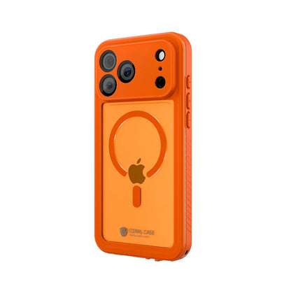 iPhone 17 Pro Max Full Body Waterproof Orange Case