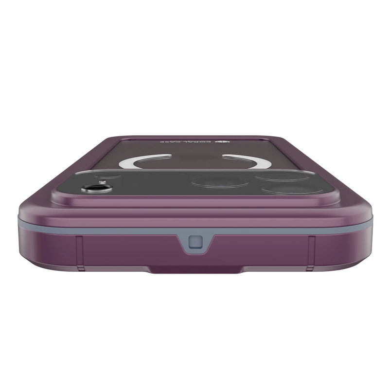 iPhone 18 Pro | Full Body Waterproof Burgundy Case