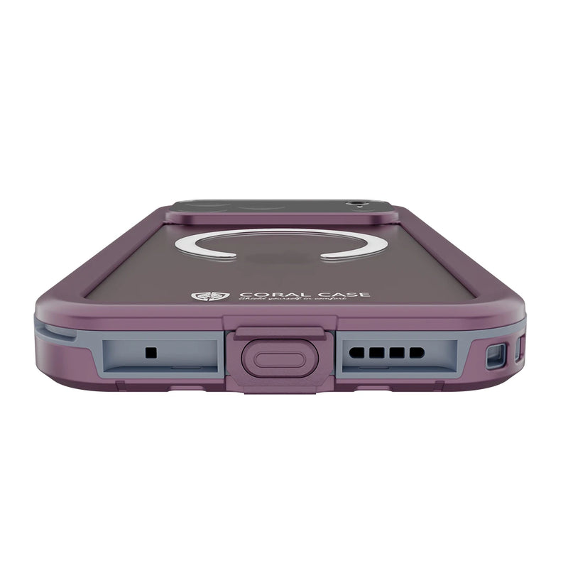 iPhone 18 Pro Max | Full Body Waterproof Burgundy Case