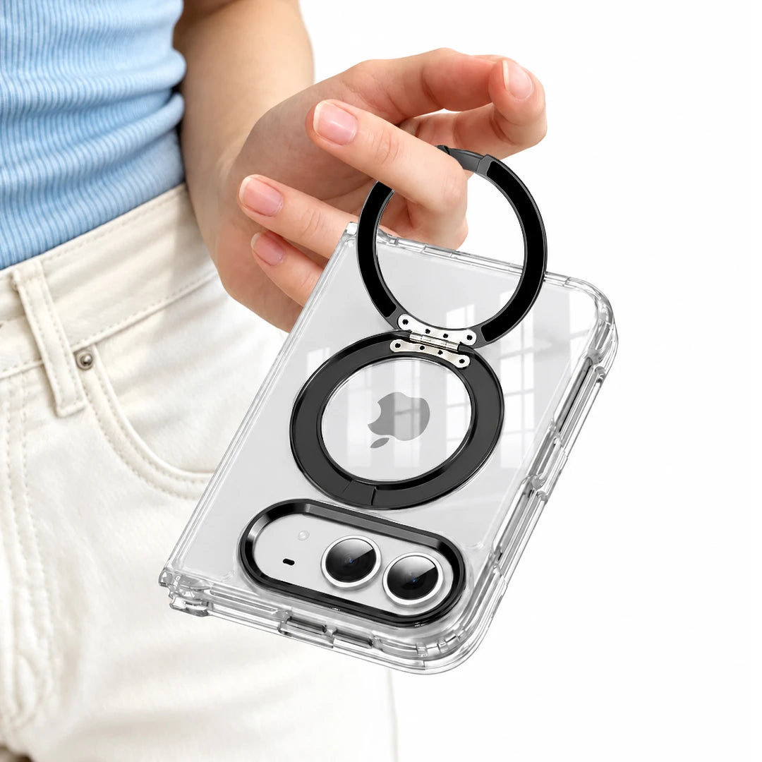 iPhone Duo | Tranasparent MagSafe Cover (Black)