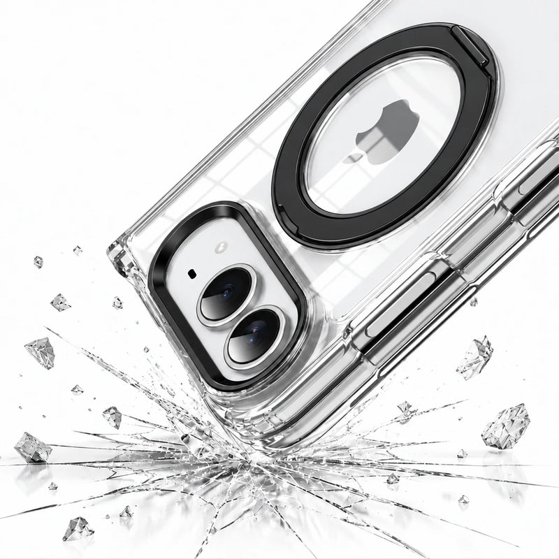 iPhone Duo | Tranasparent MagSafe Cover (Black)
