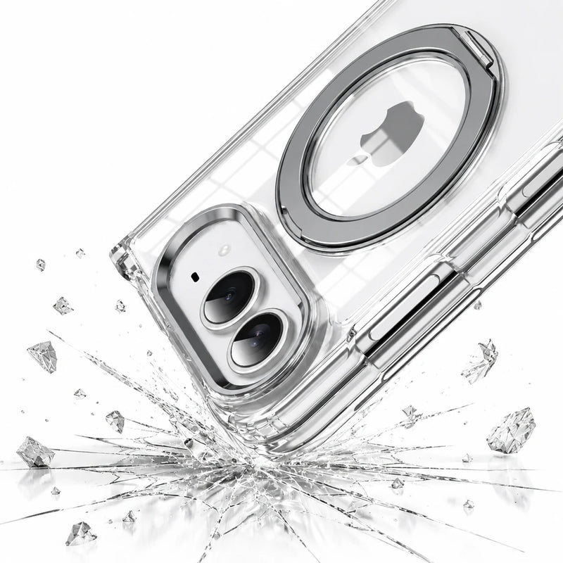 iPhone Duo | Tranasparent MagSafe Cover (Silver)