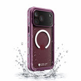 iPhone 18 Pro | Full Body Waterproof Burgundy Case