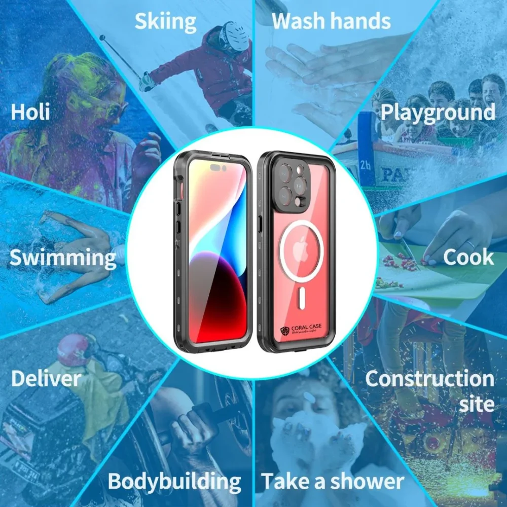 Coral Case - iPhone 15 Pro Max IP68 Waterproof Case