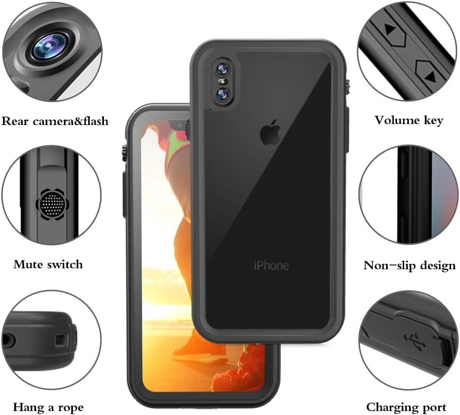 Shockproof, Dustproof, Drop-proof, Waterproof Wireless Magnetic High-Quality Phone Case for iPhone XS Max