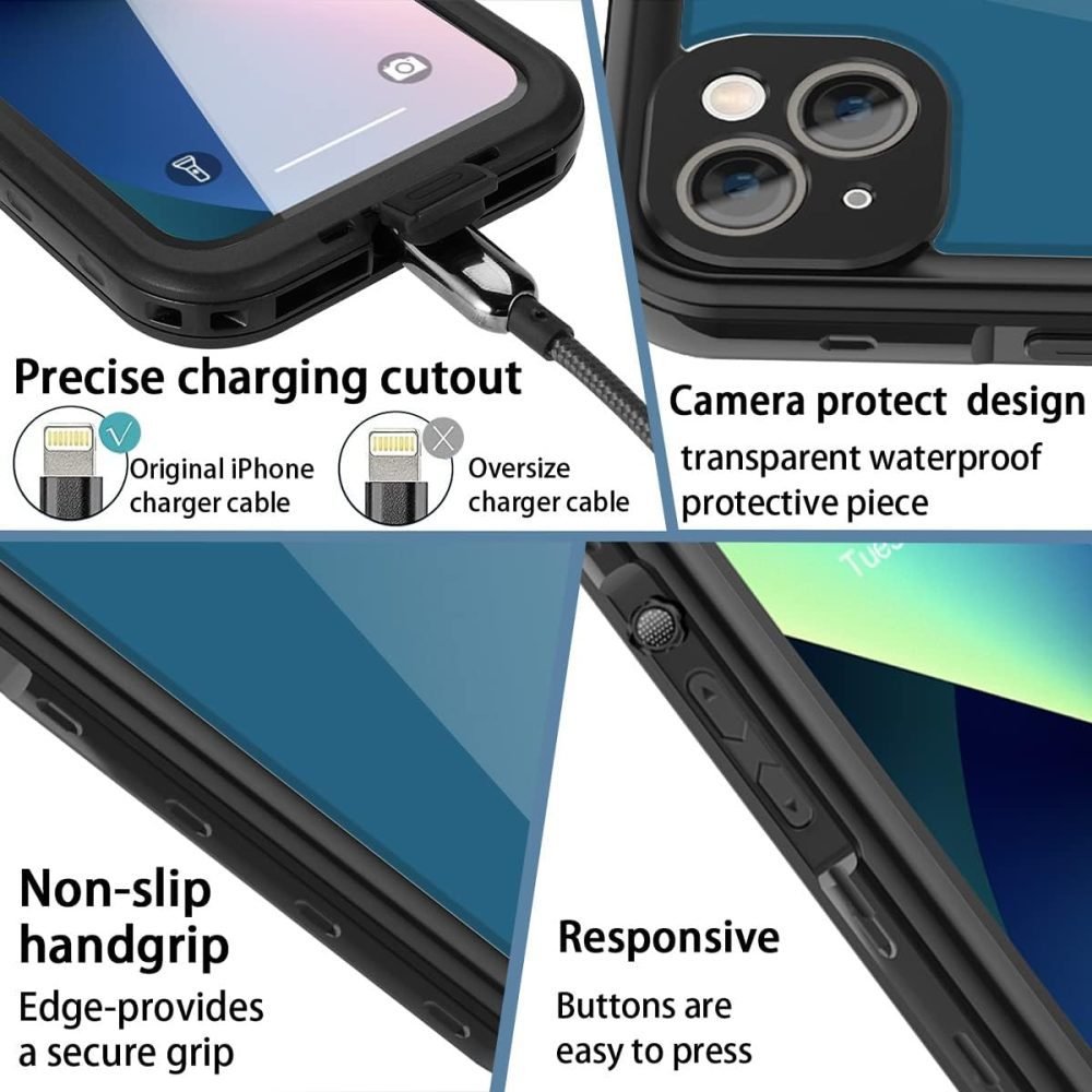 Ultimate Protection Unleashed - Shockproof, Dustproof, Drop-proof, Waterproof Wireless Magnetic High-Quality Phone Case for iPhone 13 Mini by Coral Case