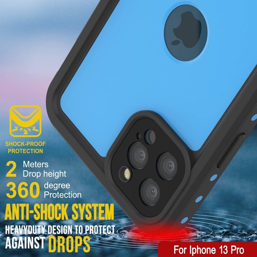 iPhone 13 Pro case, Waterproof phone case, Shockproof case, Dustproof cover, Drop-proof iPhone case, Wireless charging compatible, Magnetic closure, High-quality protection, Coral Case, Australia