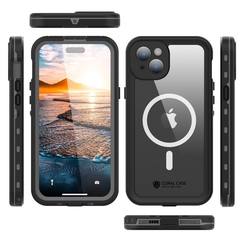 iPhone 15 Plus Waterproof Case - Coral Case