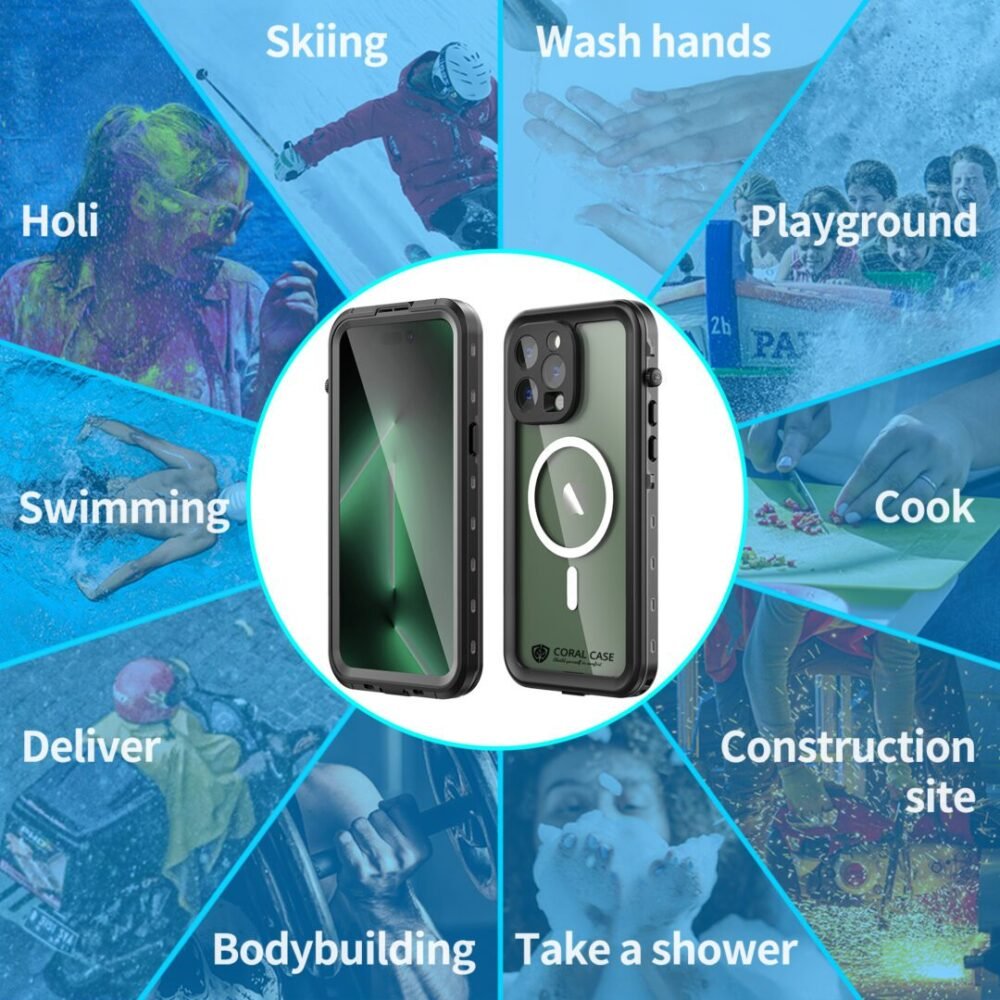 iPhone 14 Pro Max IP68 Waterproof All In One Phone Case By Coral Case