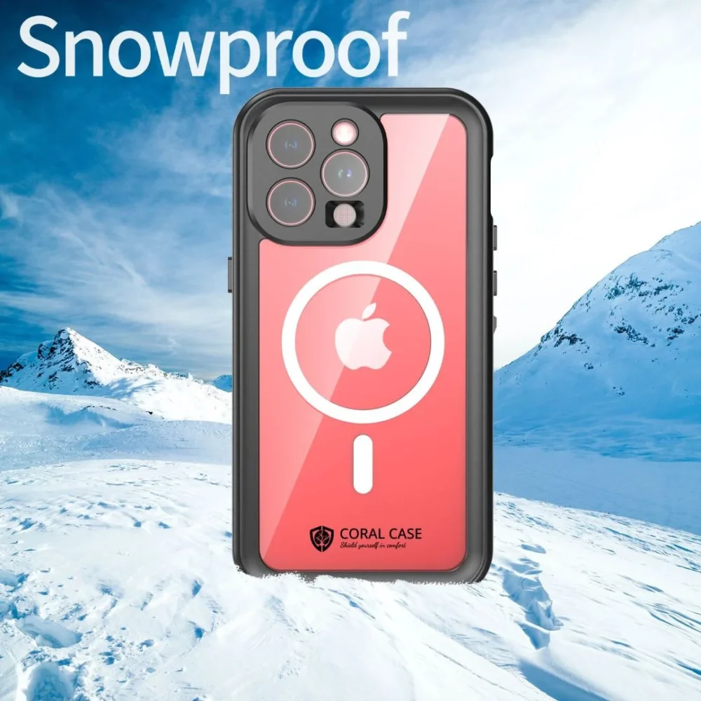 iPhone 15 Pro Max IP68 Waterproof Snowproof Rugged Phone Case