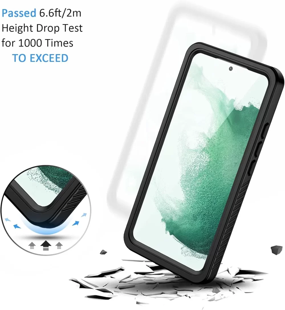 Shockproof, Dustproof, Drop-proof, Waterproof Wireless Magnetic High-Quality Phone Case for Samsung S22 Plus - Ultimate Protection by Coral Case