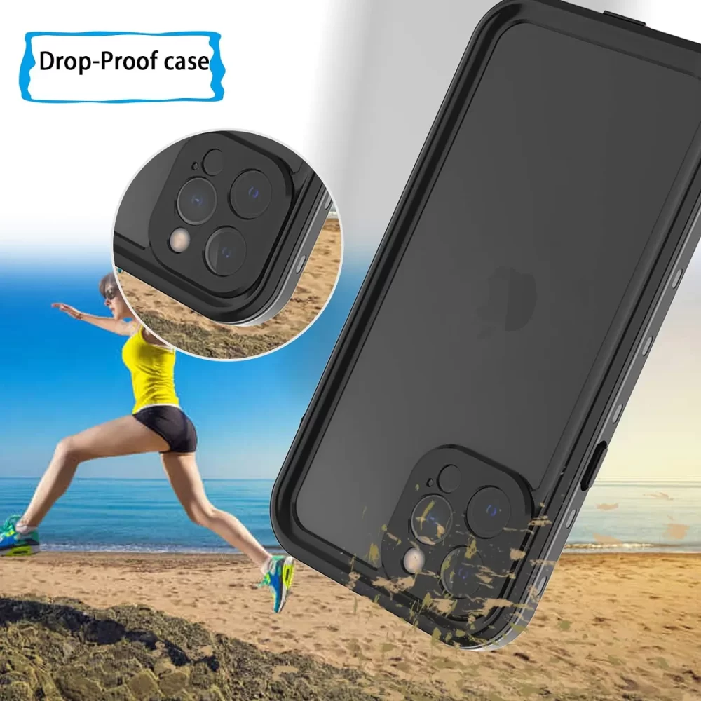 IP68 Waterproof, High Quality, Full Body Protection iPhone 12 Pro Max Case with 1-Year Warranty by Coral Case