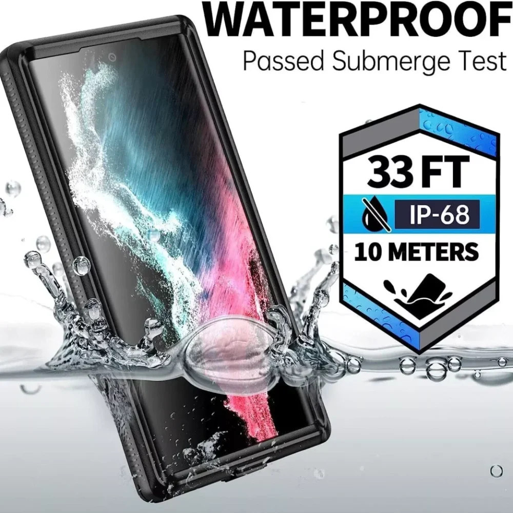 Samsung S22 Ultra IP68 Waterproof, Shockproof, Dustproof, Premium Quality Rugged Case - Waterproof