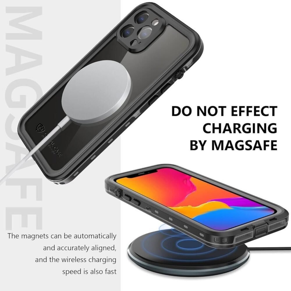 iPhone 12 Pro Max IP68 Waterproof Magsafe charging case