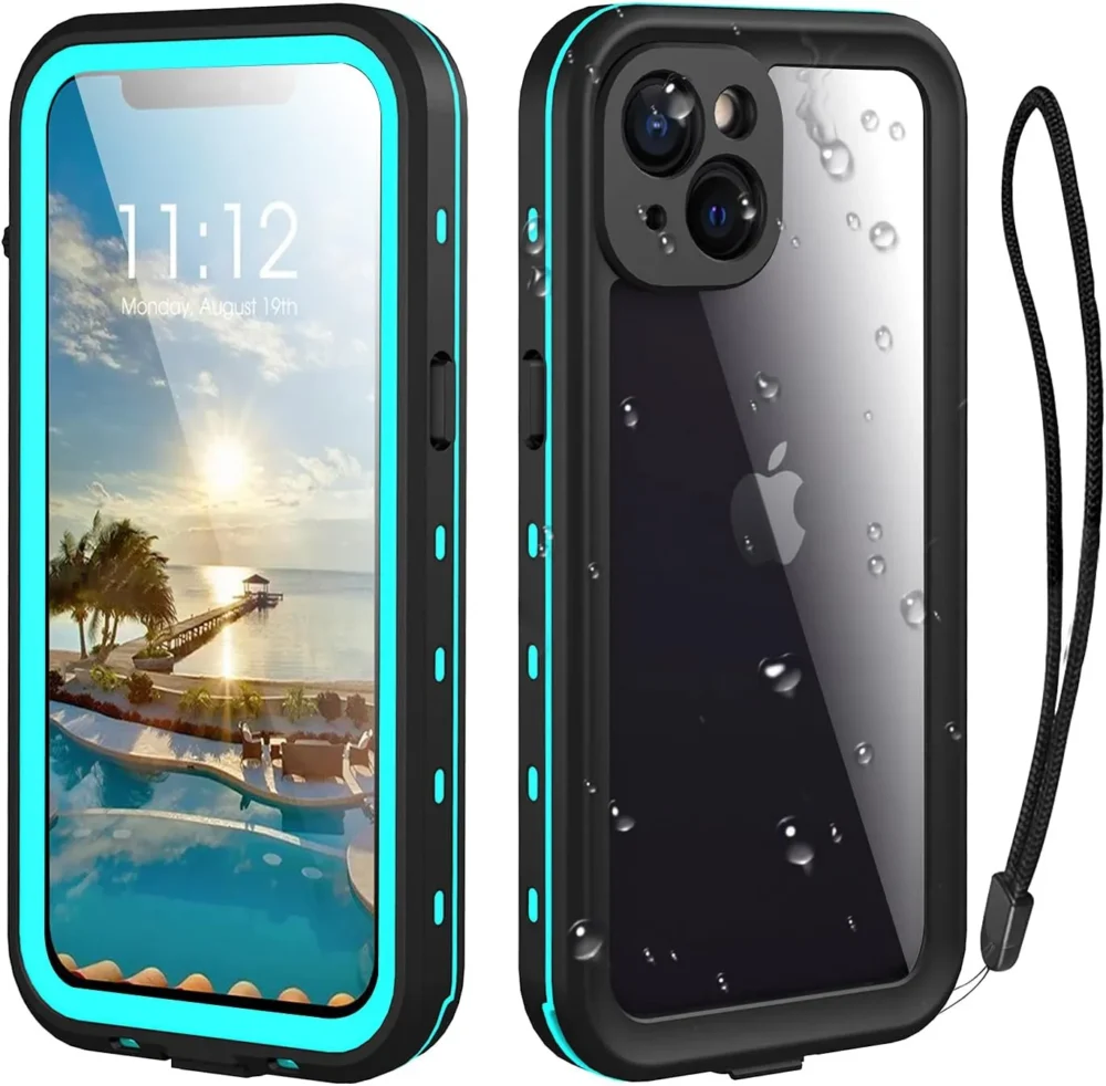 iPhone 13 IP68 Waterproof Phone Case Front And Rear View By Coral Case