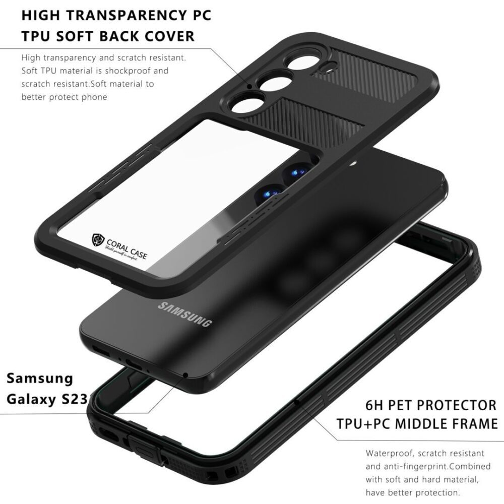 Samsung S23 IP68 Waterproof Phone Case