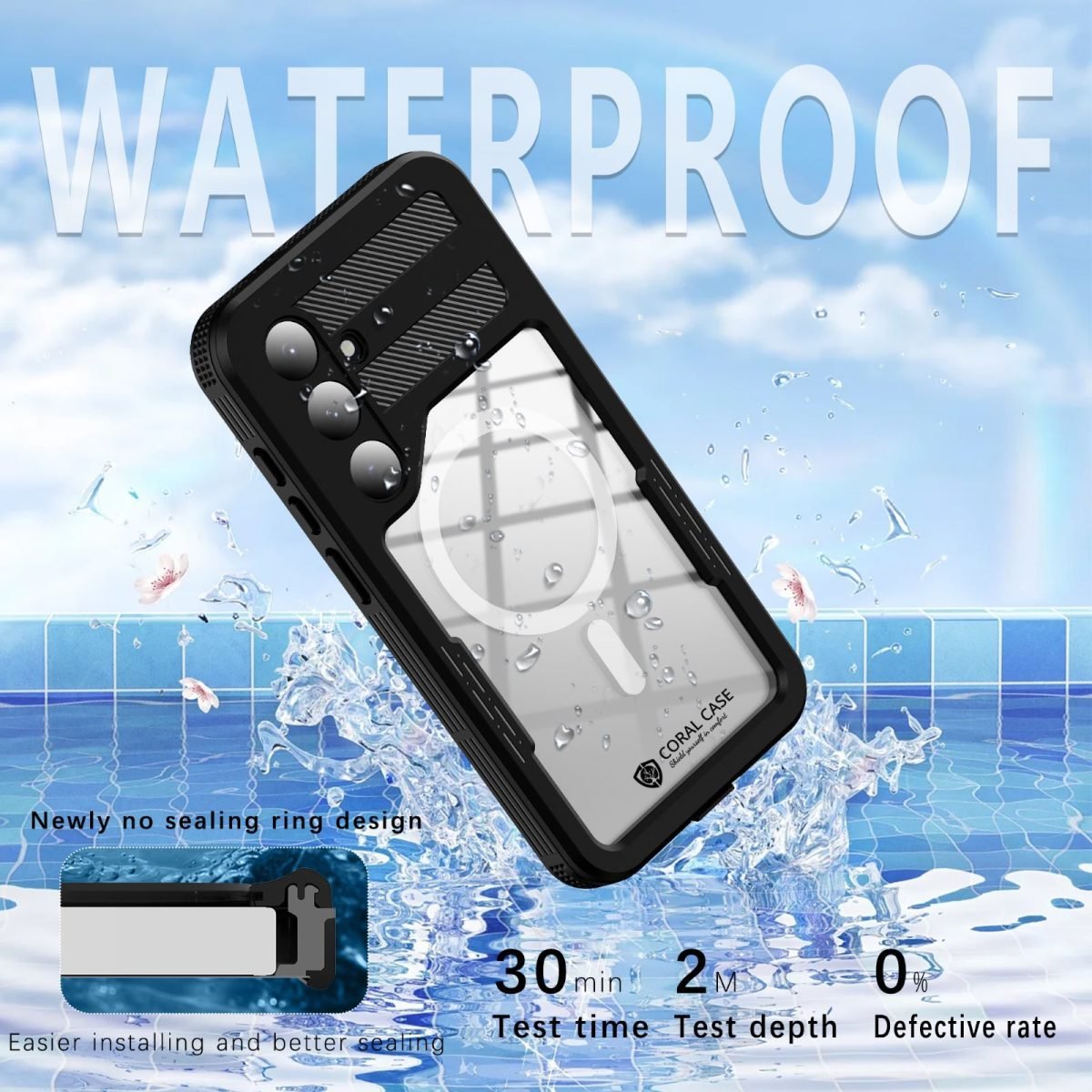 Samsung S24 Plus IP68 Waterproof Case