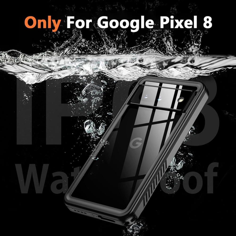 Google Pixel 8a 5G Waterproof Shockproof Lifeproof Full Body Case - IP68 Protection