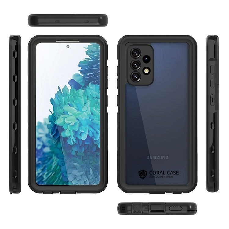 Samsung Galaxy A5252s 5G IP68 Waterproof, Shockproof, Dustproof, Premium Quality Rugged Case - Front rear top bottom & side view