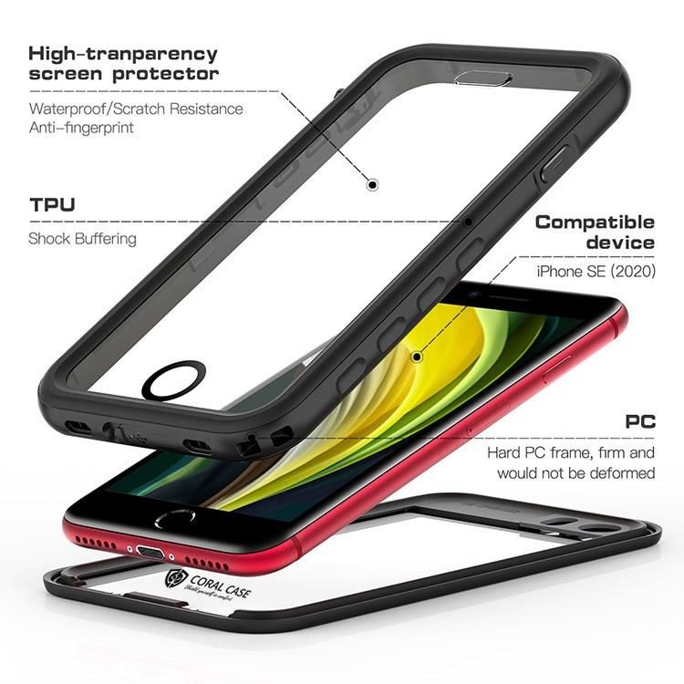 iPhone 8 Waterproof Case Dissection View