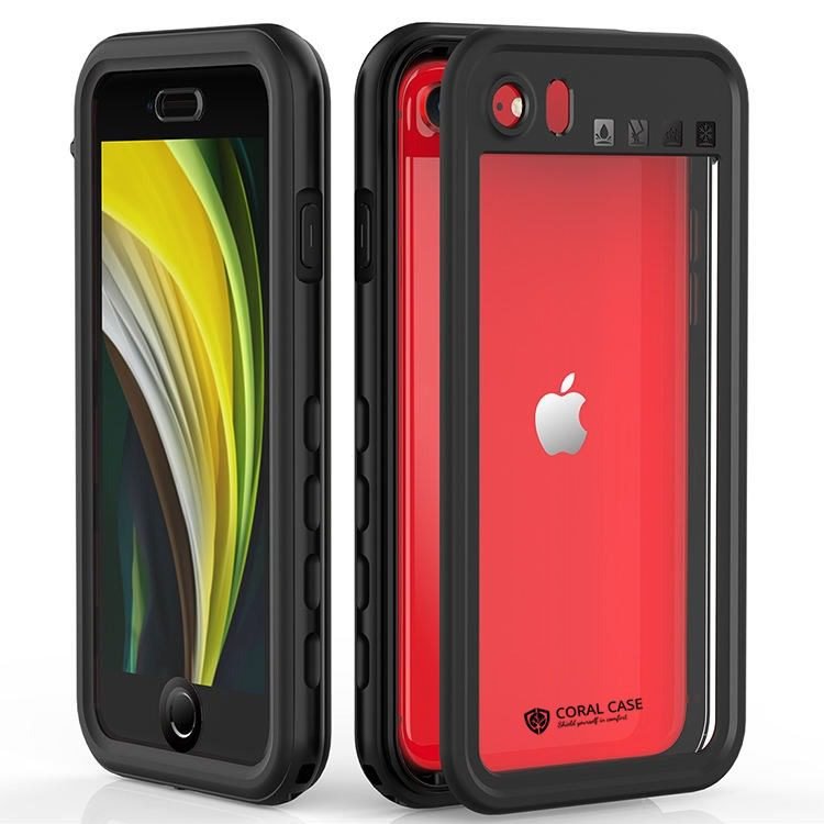 iPhone 8 Waterproof Case Front & Rear View