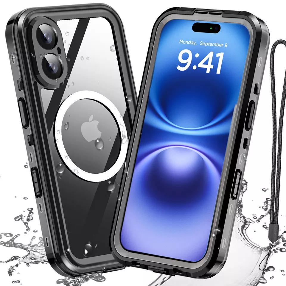 iPhoen 16 Plus Full-Body Waterproof, Shockproof Case