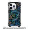 iPhone 14 Pro Max Abalone Shell MagSafe Compatible 7.5M Shockproof Dropproof case - rear view Full