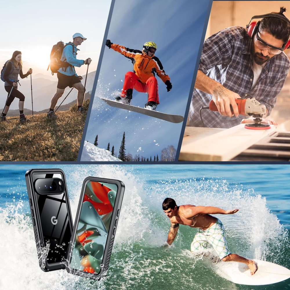 Google Pixel 9 Pro Waterproof Shockproof Lifeproof Full Body Case All In One Protection