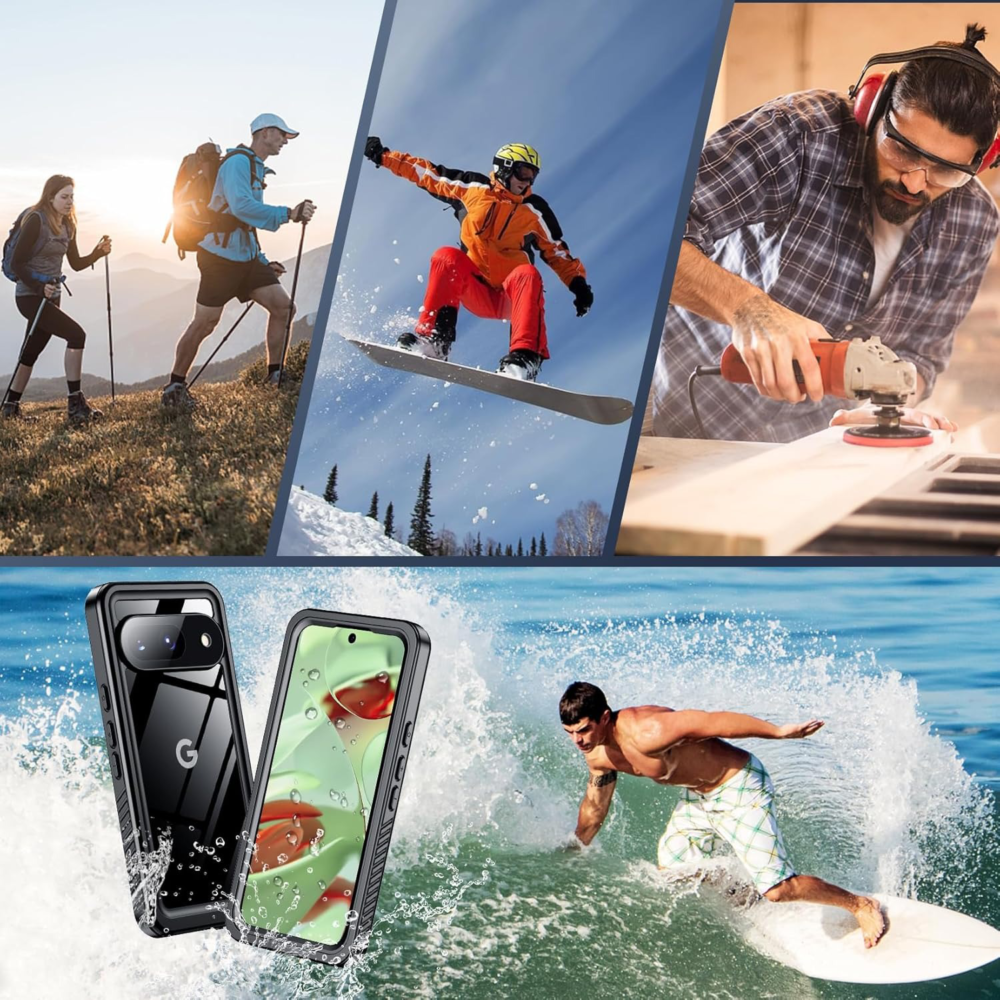 Google Pixel 9 Waterproof Shockproof Lifeproof Full Body Case All In One Protection