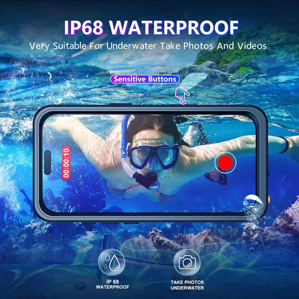 iPhone 16 Lifeproof Waterproof magsfe Case Underwater