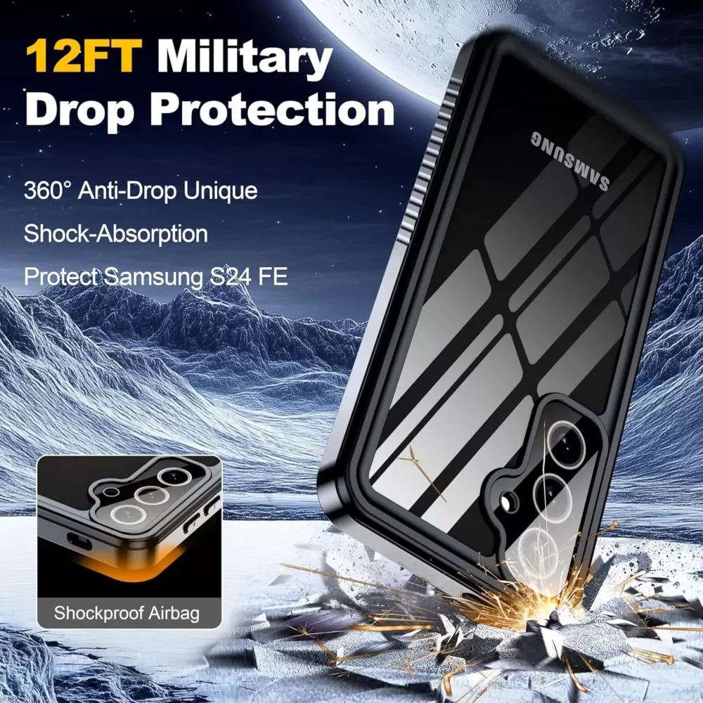 Samsung Galaxy S24 FE Full Body Waterproof Shockproof Lifeproof Case Dropproof Protection