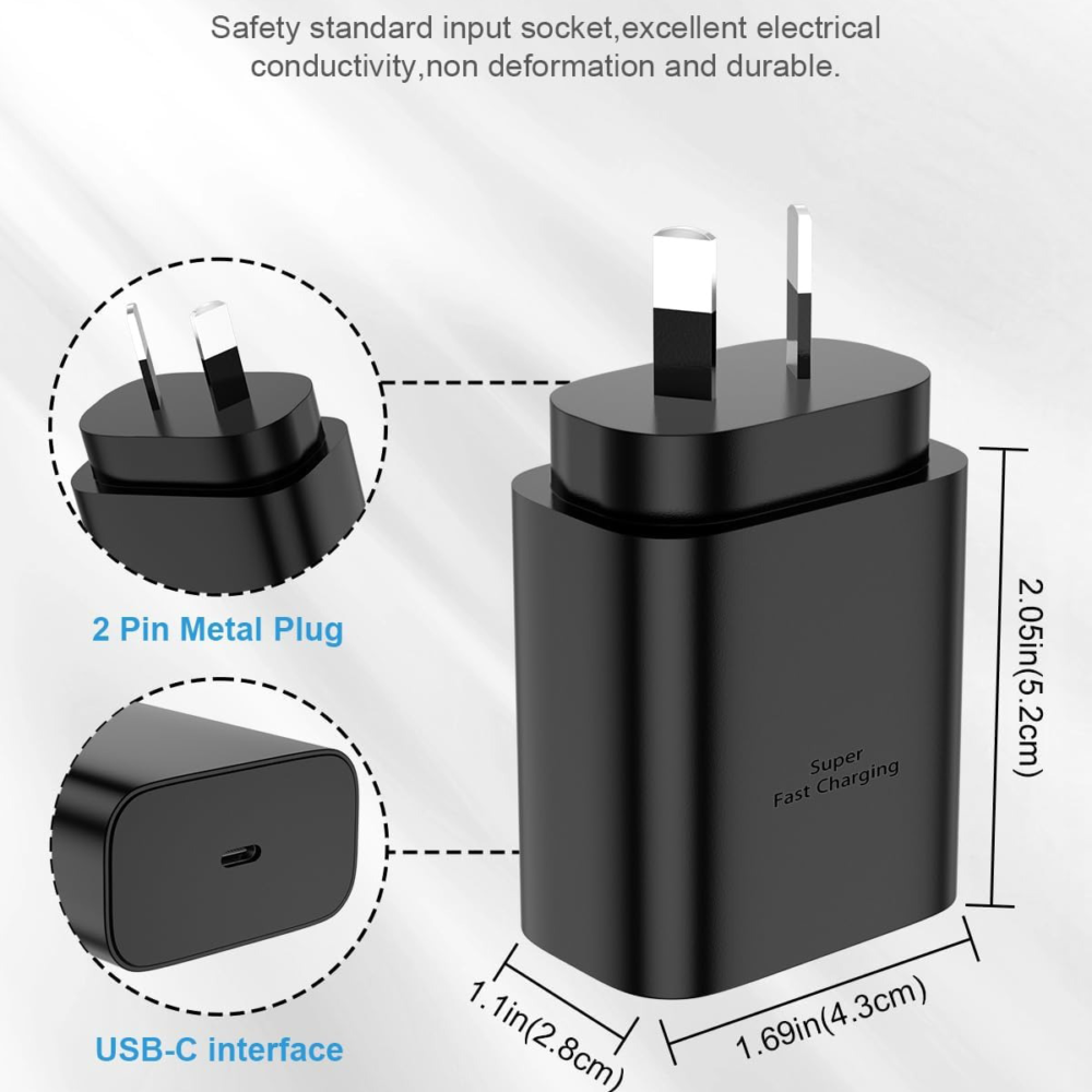 Samsung S25 Cases Quick Charging 25 W Fast Charger