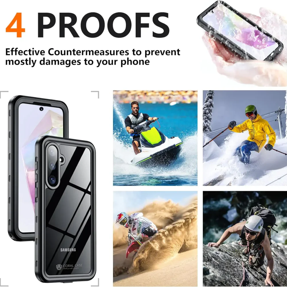 Samsung Galaxy A36 5G Waterproof Shockproof Lifeproof Full Body Case 4 Proofs