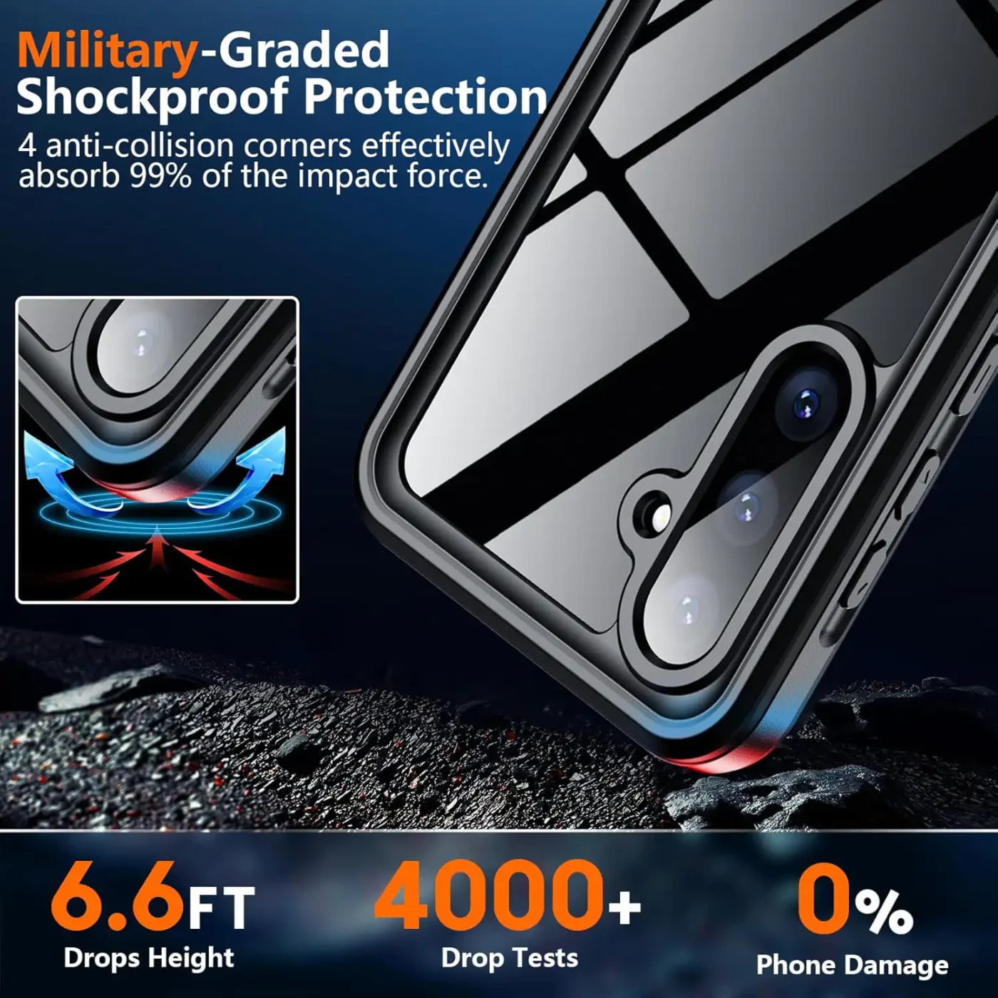 Samsung Galaxy A36 5G Waterproof Shockproof Lifeproof Full Body Case Military Graded Protection